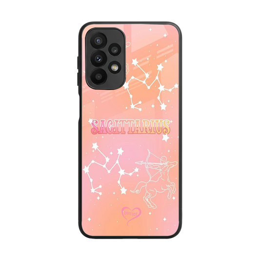 Sagittarius Aura back phone cover | glass case for samsung galaxy a23