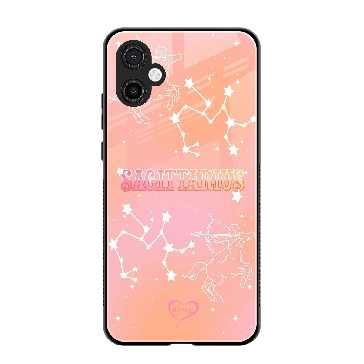 Sagittarius Aura back phone cover | glass case for samsung galaxy a06 5g
