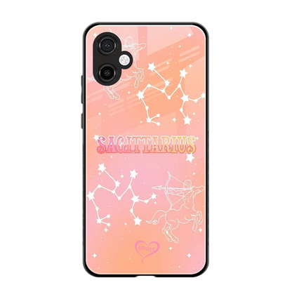Sagittarius Aura back phone cover | glass case for samsung galaxy a06 5g
