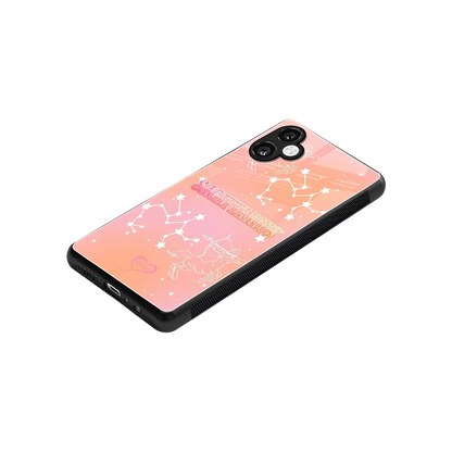 Sagittarius Aura stylish phone case for samsung galaxy a06 5g | glossy glass and slim fit