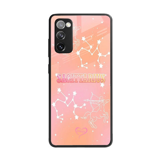 Sagittarius Aura back phone cover | glass case for samsung galaxy s20 fe