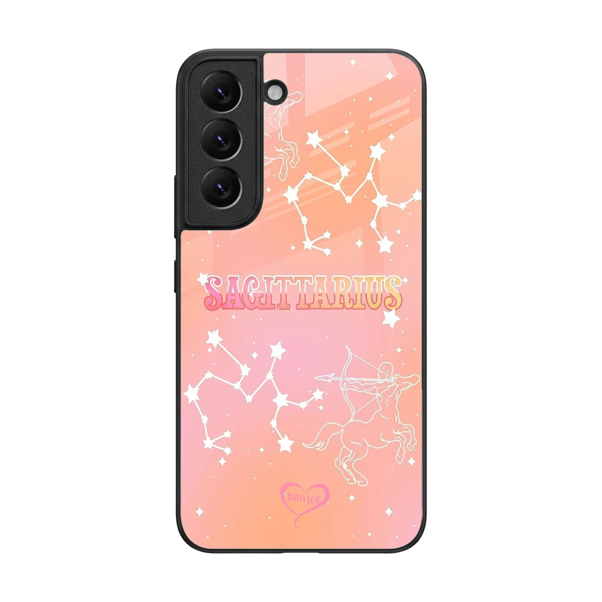 Sagittarius Aura back phone cover | glass case for samsung galaxy s22