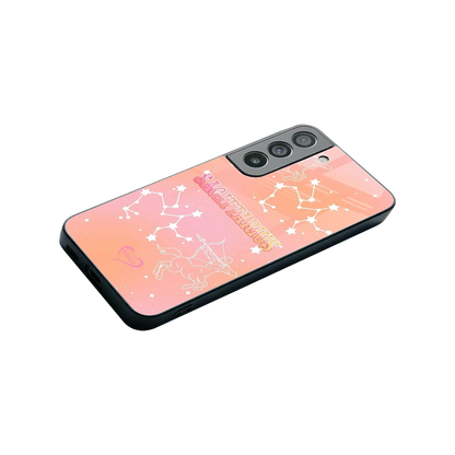 Sagittarius Aura stylish phone case for samsung galaxy s22 | glossy glass and slim fit