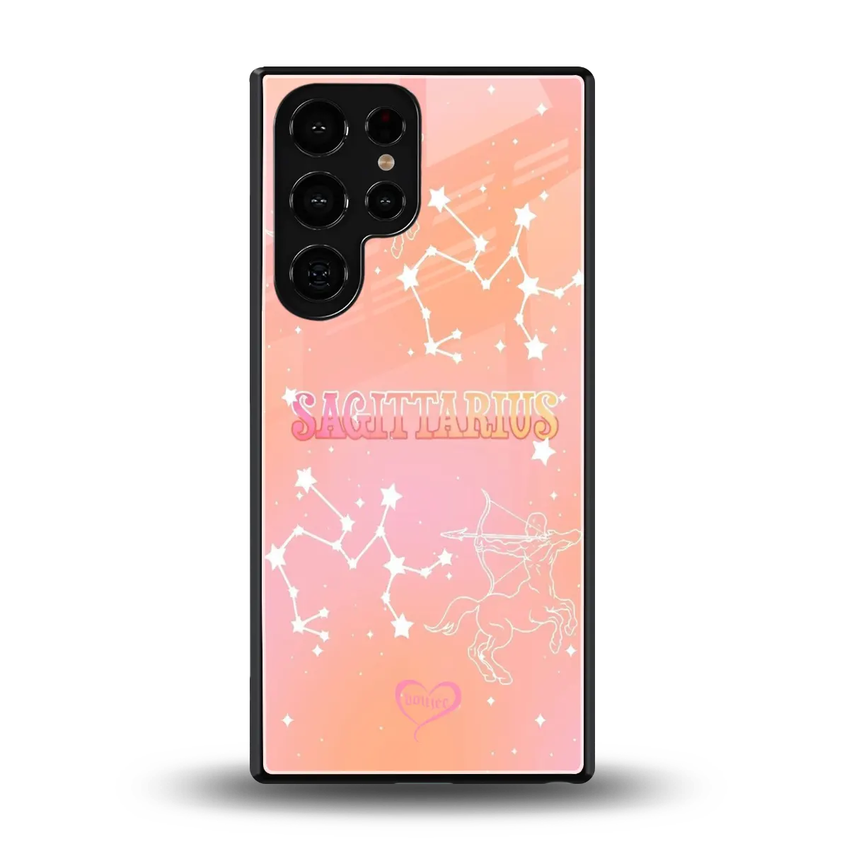 Sagittarius Aura back phone cover | glass case for samsung galaxy s26 ultra