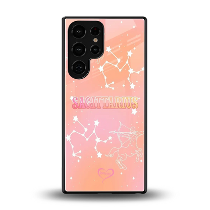 Sagittarius Aura back phone cover | glass case for samsung galaxy s26 ultra