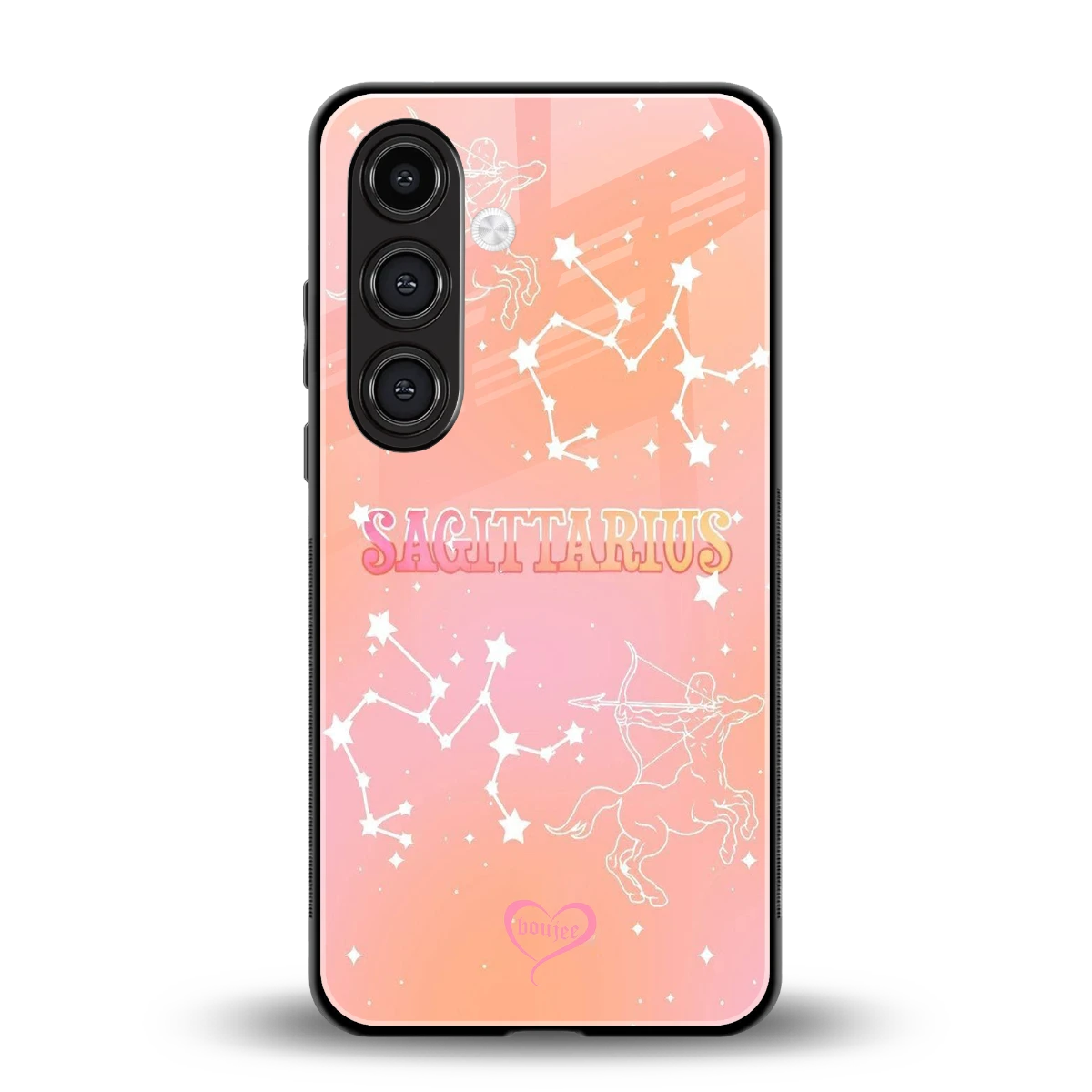 Sagittarius Aura back phone cover | glass case for samsung galaxy s24