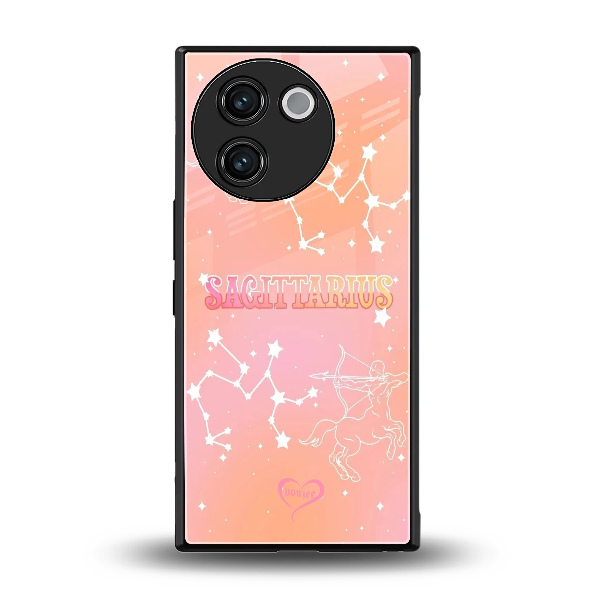 Sagittarius Aura back phone cover | glass case for vivo v30e