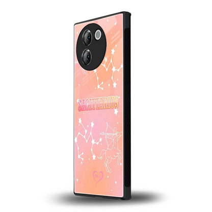 Sagittarius Aura vivo v30e mobile cover | shockproof glass phone case