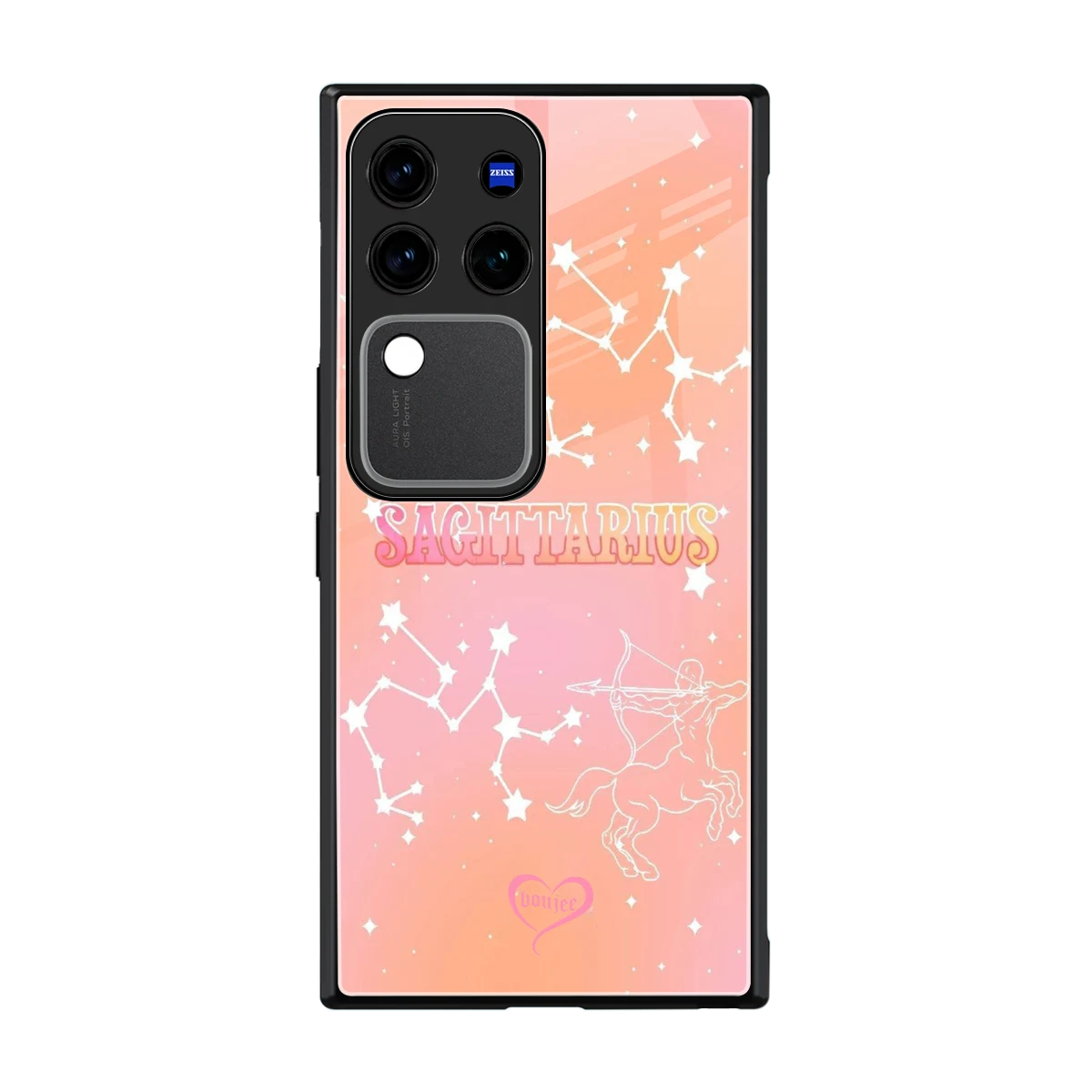Sagittarius Aura back phone cover | glass case forvivo v30 pro