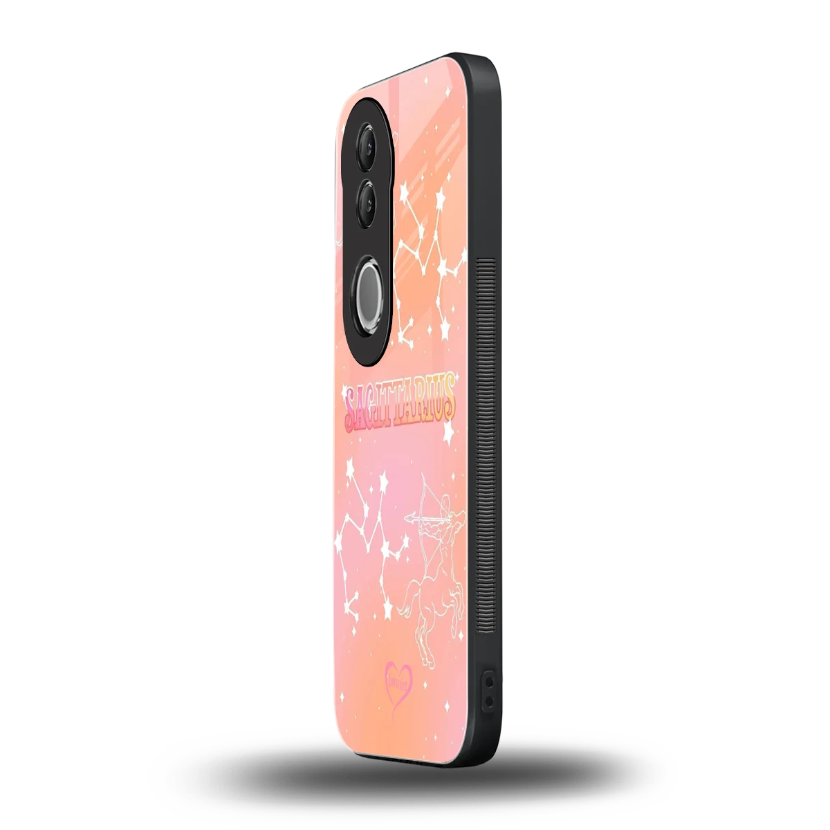 Sagittarius Aura vivo v50 mobile cover | shockproof glass phone case