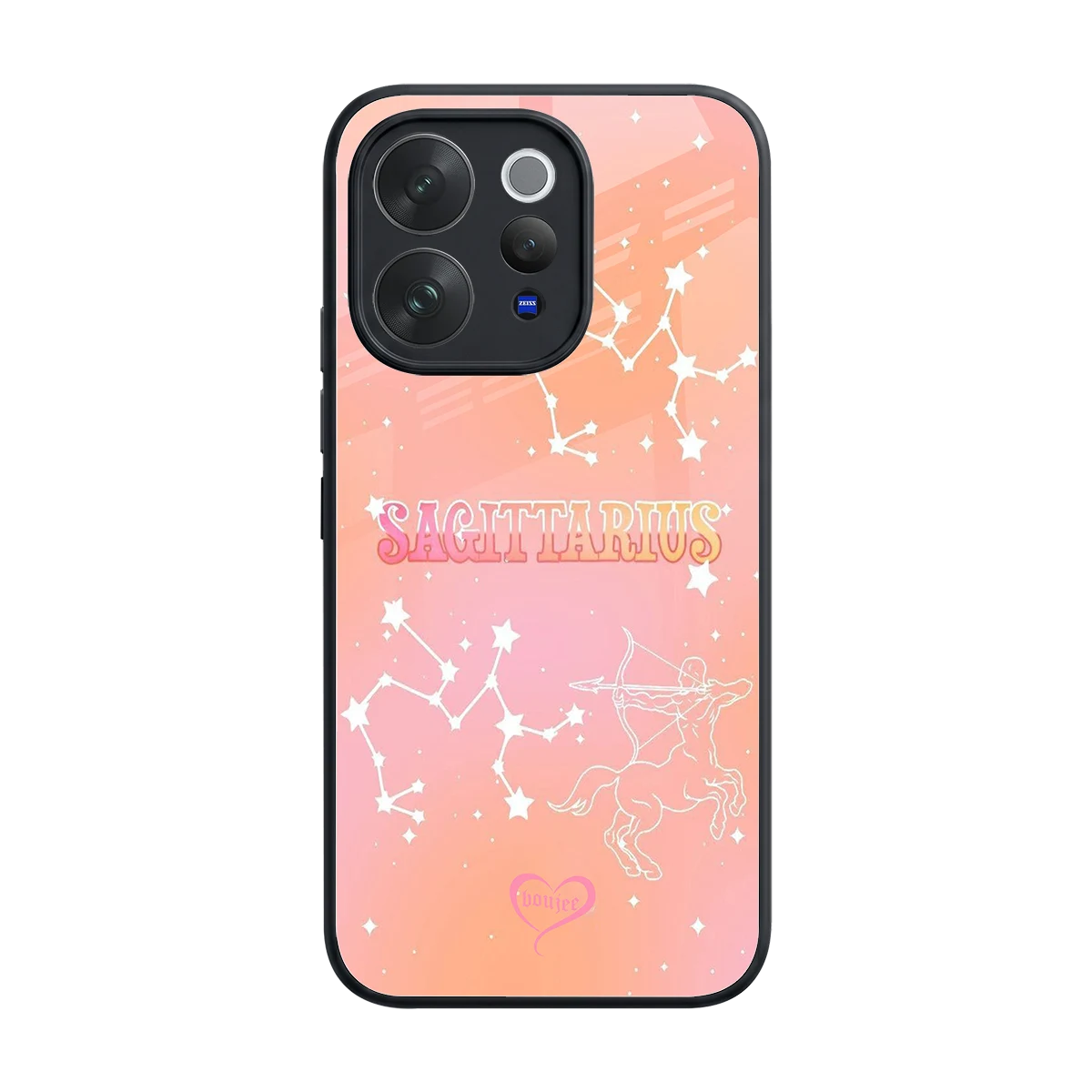 Sagittarius Aura back phone cover | glass case for vivo v70 elite