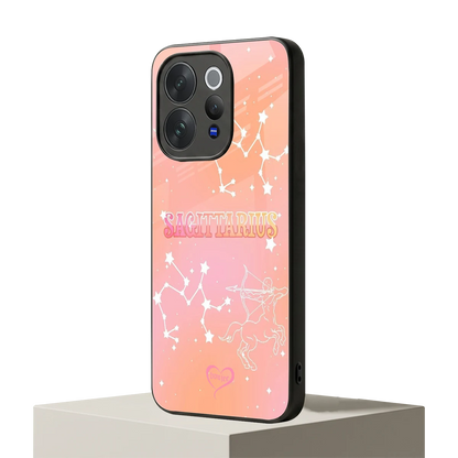 Sagittarius Aura vivo v70 elite mobile cover | shockproof glass phone case