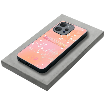 Sagittarius Aura stylish phone case for vivo v70 | glossy glass and slim fit