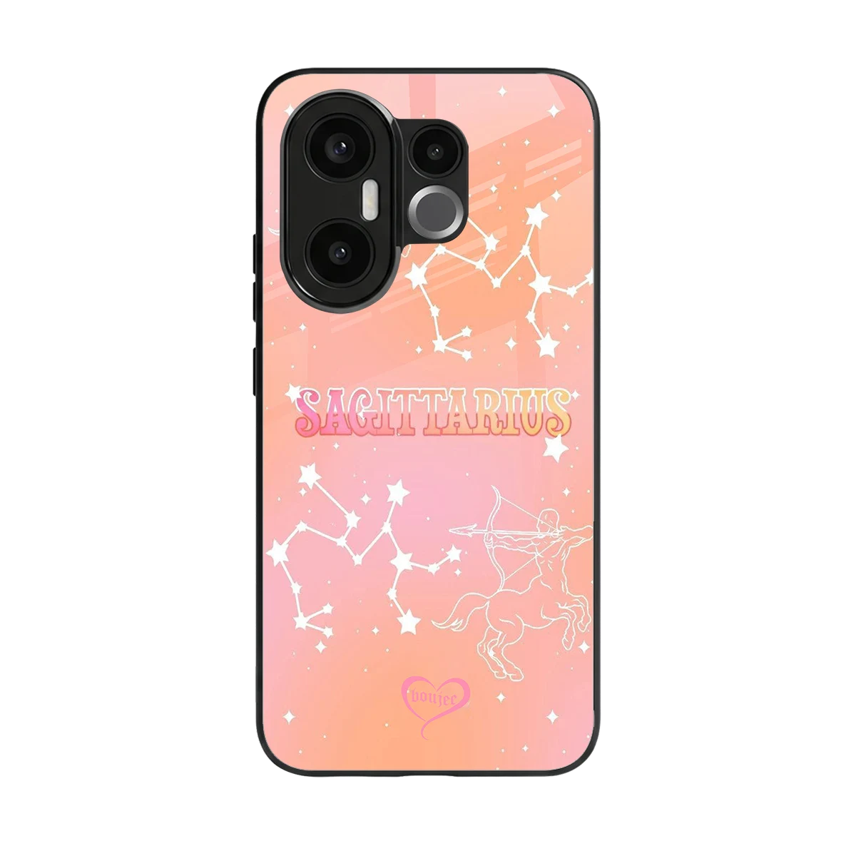 Sagittarius Aura back phone cover | glass case for vivo x200 fe