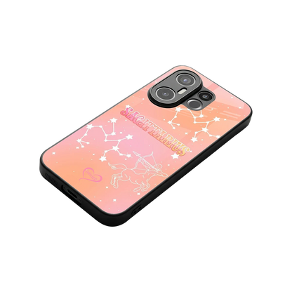 Sagittarius Aura stylish phone case for vivo x200 fe | glossy glass and slim fit