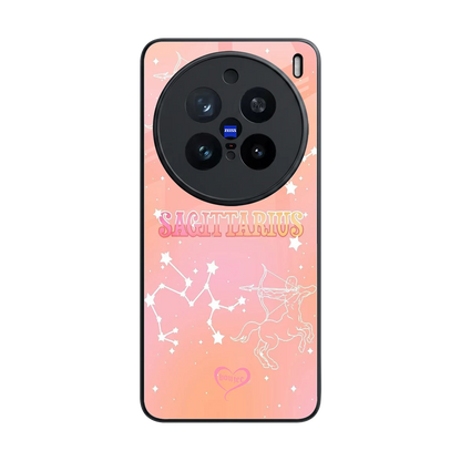 Sagittarius Aura back phone cover | glass case for vivo x200 pro