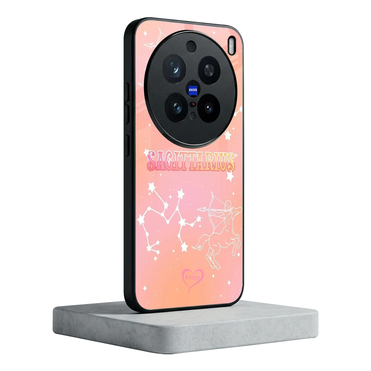 Sagittarius Aura vivo x200 pro mobile cover | shockproof glass phone case