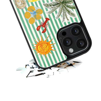 Durable Glass Back Mobile Case for iPhone, Samsung, OnePlus, Google Pixel, Redmi, Vivo, Oppo