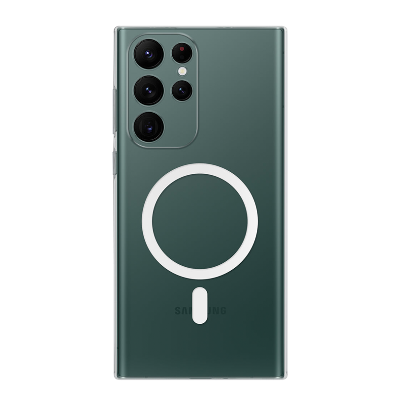 Anti Yellow Magsafe Clear Case for Samsung Galaxy S22 Ultra 5G