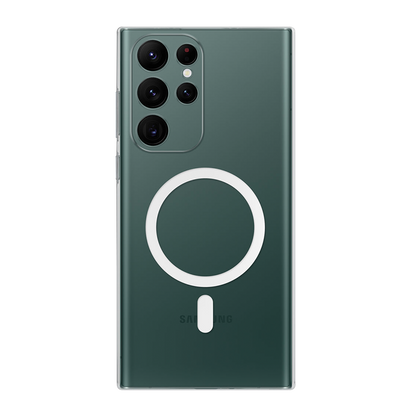 Anti Yellow Magsafe Clear Case for Samsung Galaxy S22 Ultra 5G