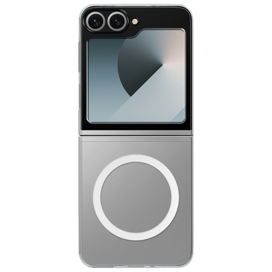 Anti Yellow Magsafe Clear Case for Samsung  Galaxy Z Flip 6