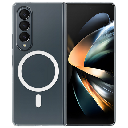 Anti Yellow Magsafe Clear Case for Samsung  Galaxy Z Fold 4