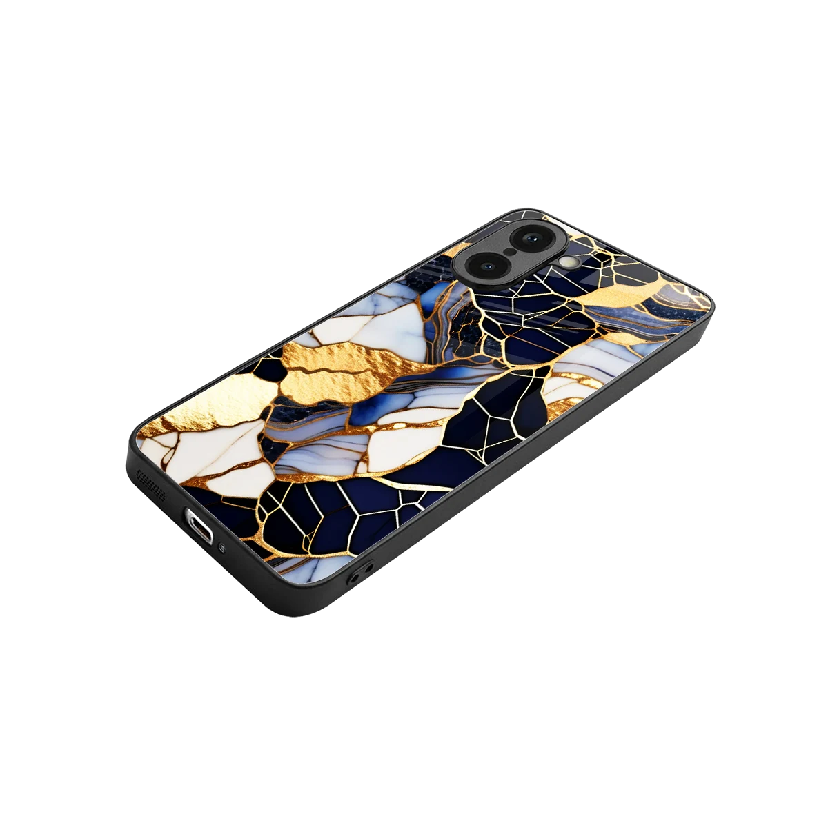Sapphire Glow stylish phone case for oneplus nord ce5 5g | glossy glass and slim fit