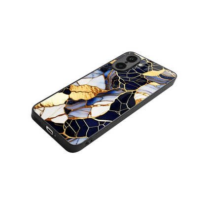 Sapphire Glow stylish phone case for oneplus nord ce5 5g | glossy glass and slim fit