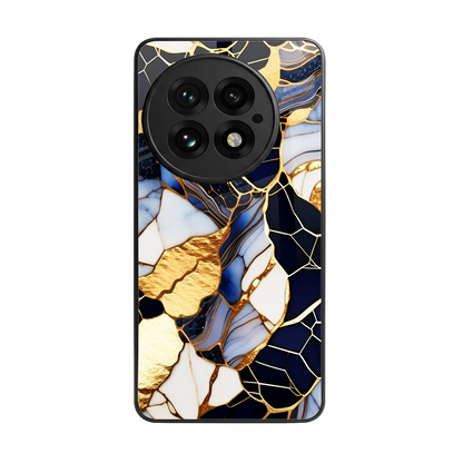 Sapphire Glow back phone cover | glass case for oneplus 13
