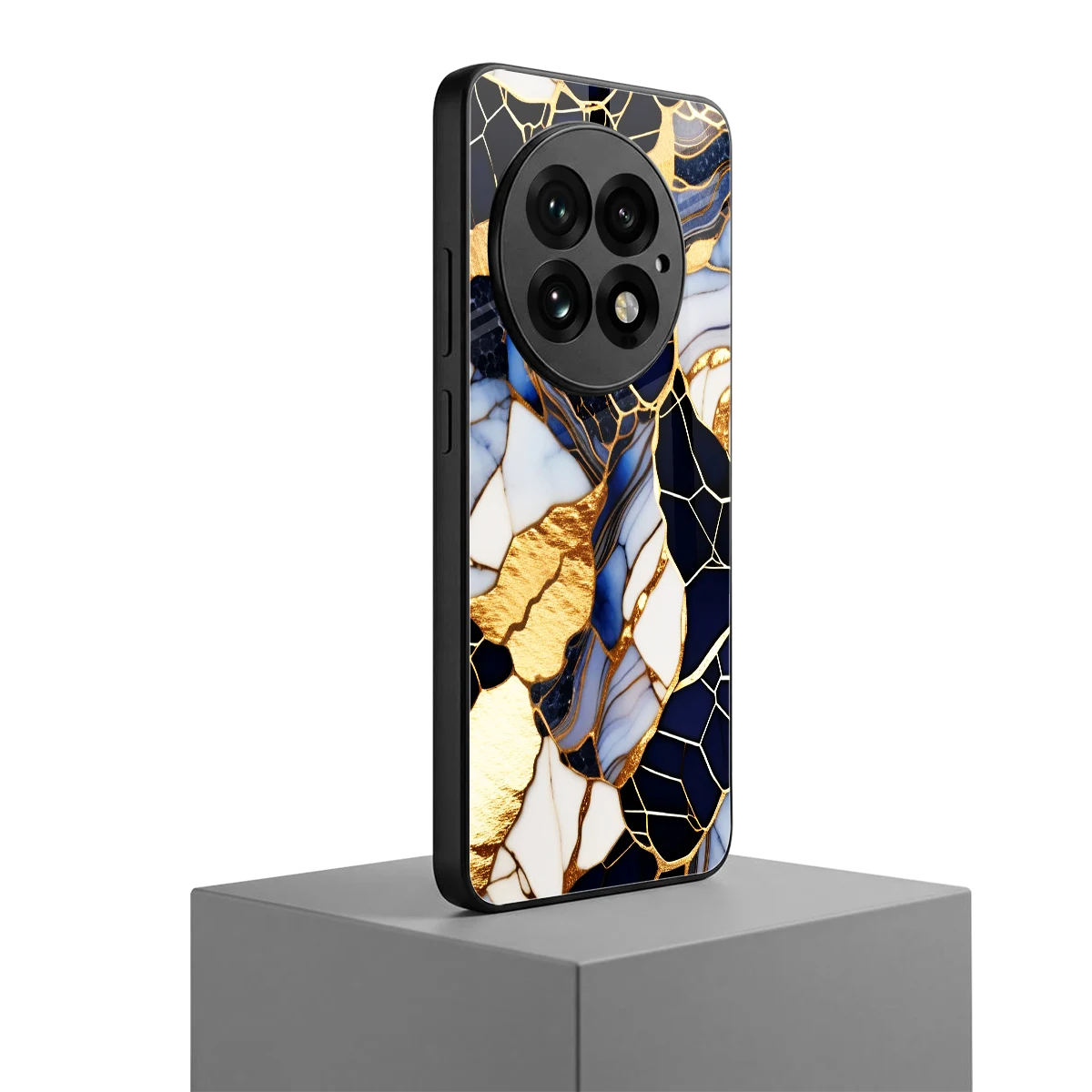 Sapphire Glow oneplus 13 mobile cover | shockproof glass phone case