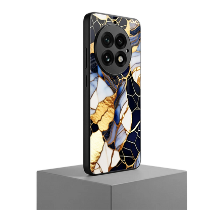 Sapphire Glow oneplus 13 mobile cover | shockproof glass phone case