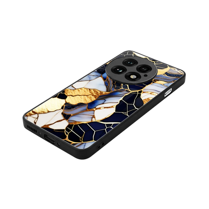 Sapphire Glow stylish phone case for oneplus 13 | glossy glass and slim fit