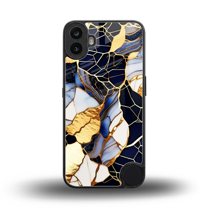 Sapphire Glow back phone cover | glass case for cmf nothing phone 1
