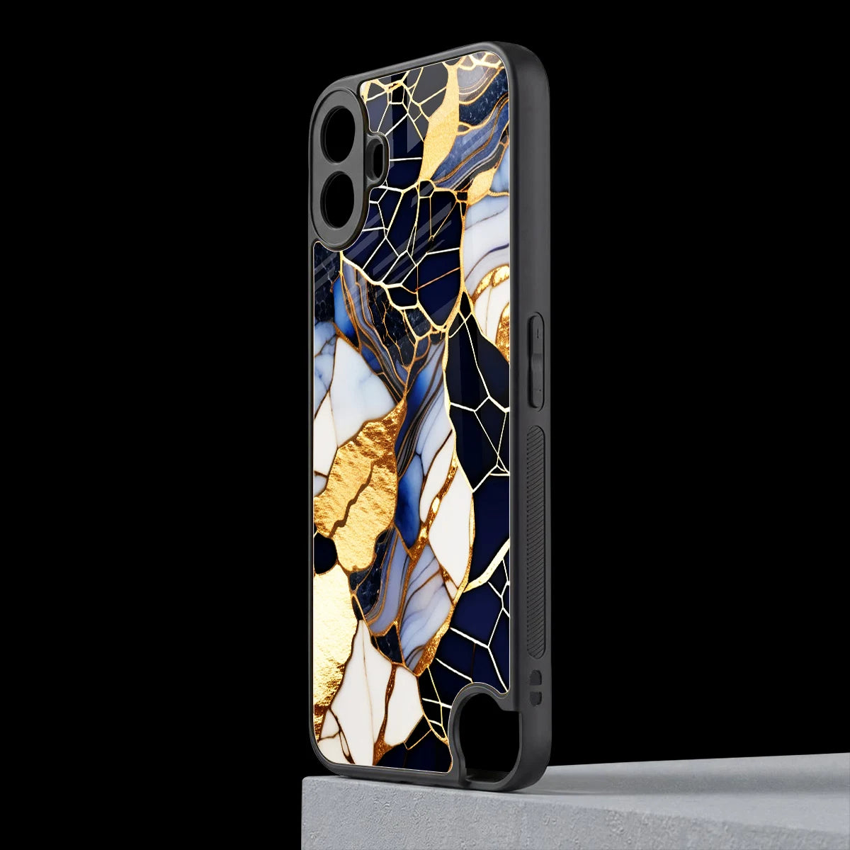 Sapphire Glow cmf nothing phone 1 mobile cover | shockproof glass phone case