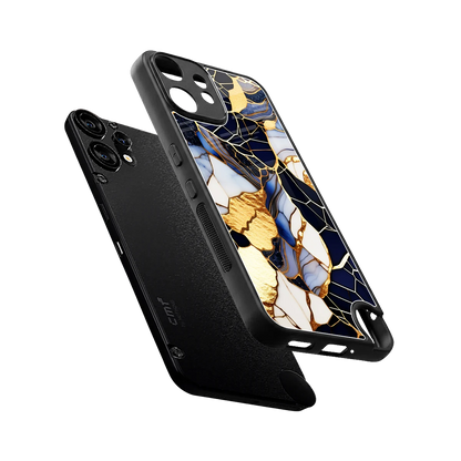 Sapphire Glow sleek cmf nothing phone 2 pro cover with tempered glass back and TPU edges