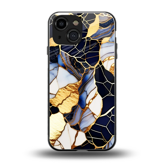 Sapphire Glow back phone cover | glass case for iphone 12 mini