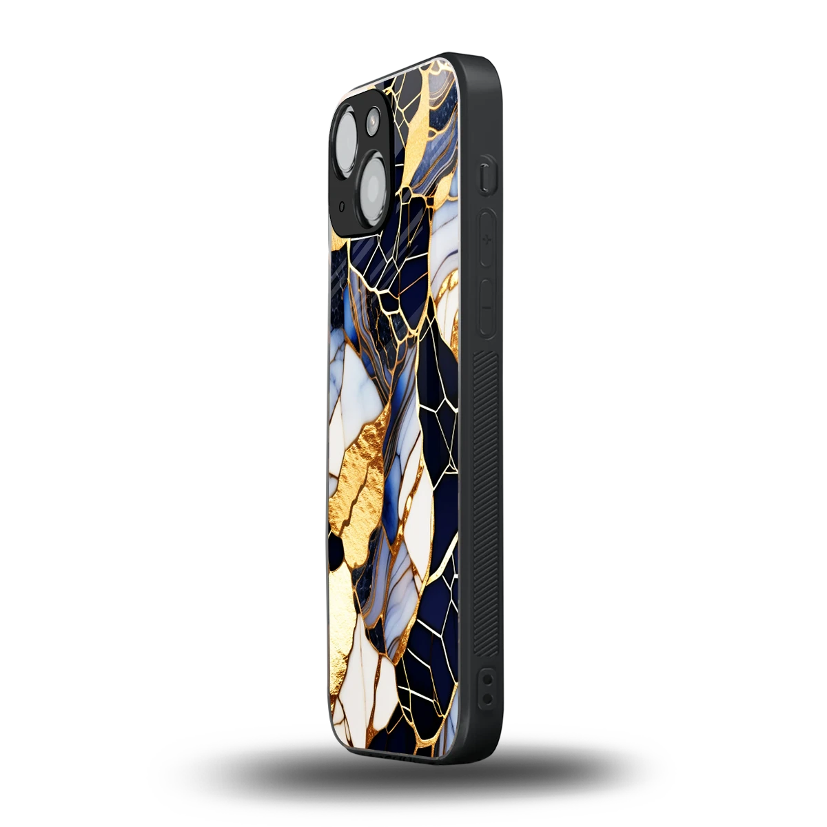 Sapphire Glow iphone 13 mini mobile cover | shockproof glass phone case