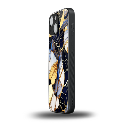 Sapphire Glow iphone 13 mini mobile cover | shockproof glass phone case