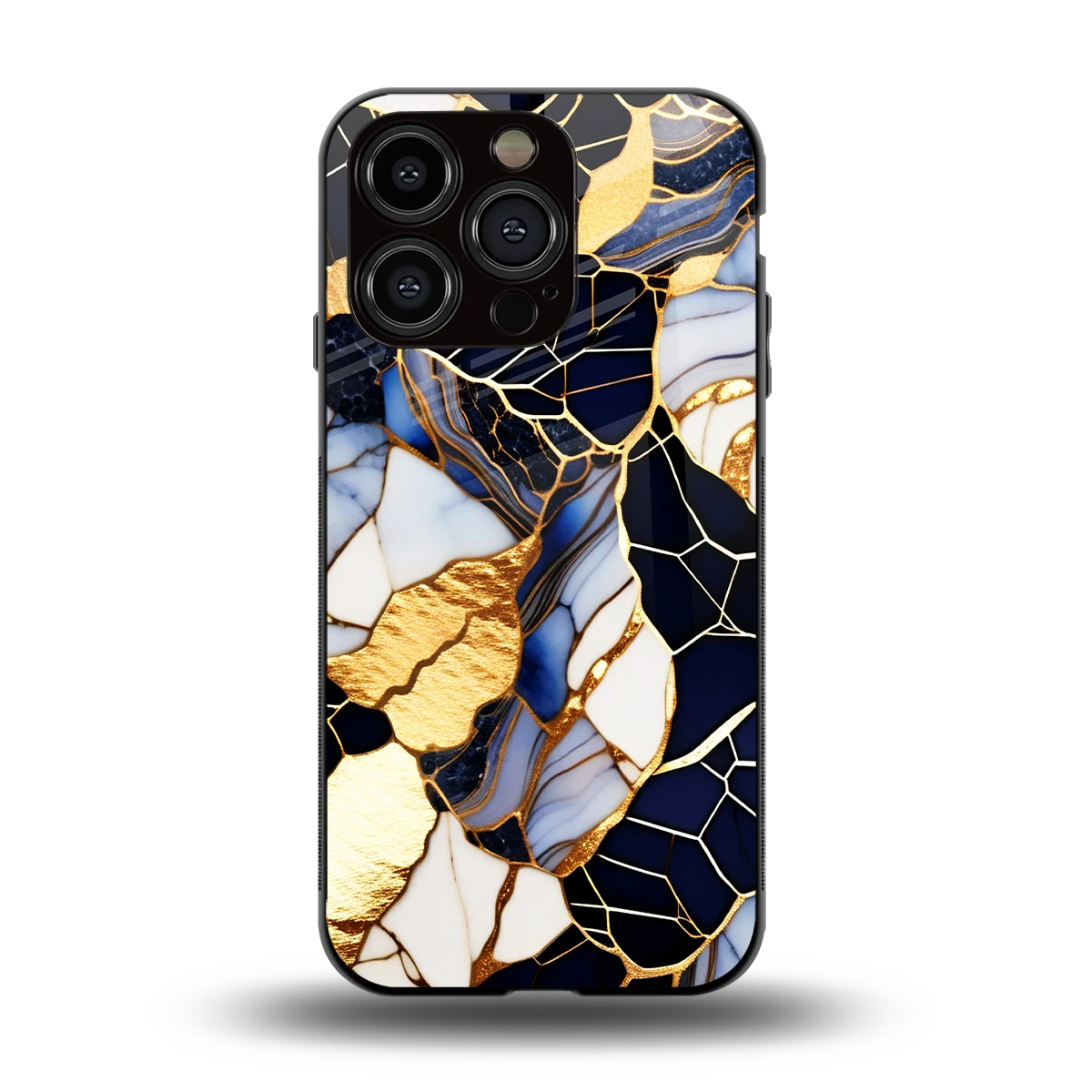 Sapphire Glow back phone cover | glass case for iphone 13 pro