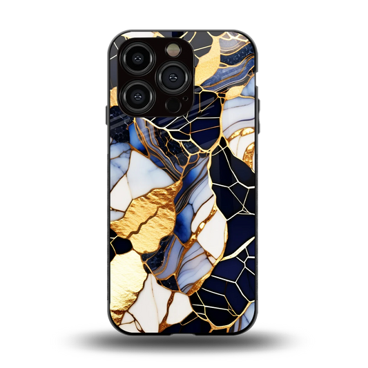 Sapphire Glow back phone cover | glass case for iphone 13 pro