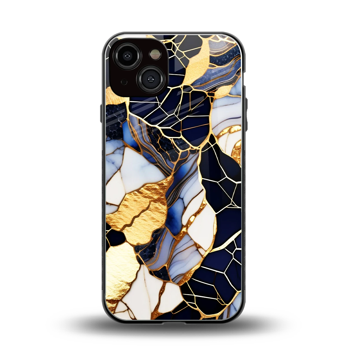 Sapphire Glow back phone cover | glass case for iphone 13