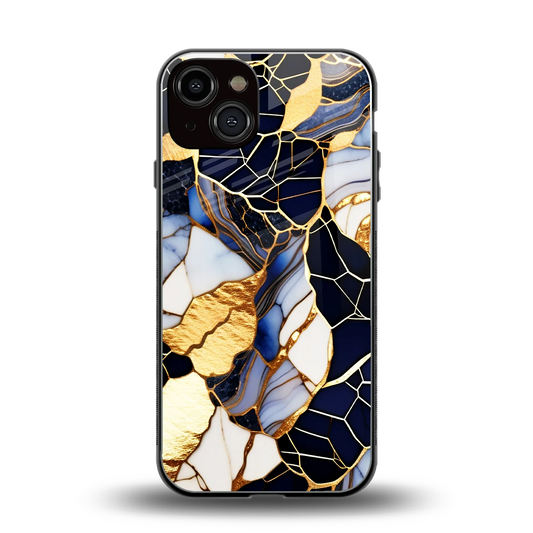 Sapphire Glow back phone cover | glass case for iphone 13