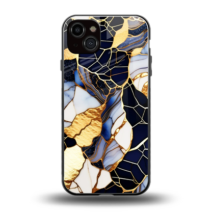 Sapphire Glow back phone cover | glass case for iphone 14 plus