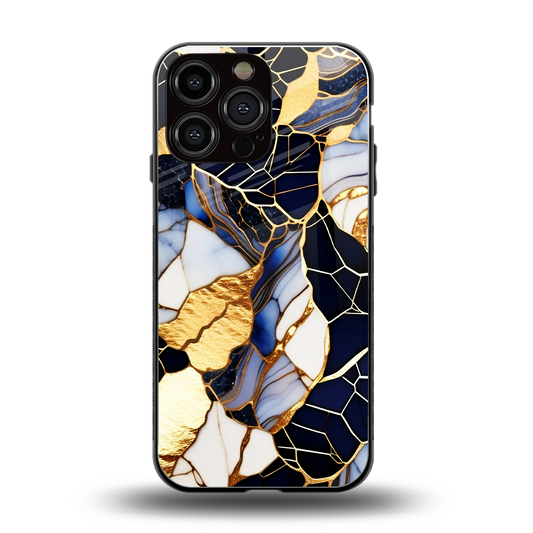 Sapphire Glow back phone cover | glass case for iphone 15 pro max