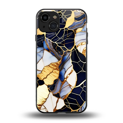 Sapphire Glow back phone cover | glass case for iphone 15