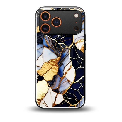 Sapphire Glow back phone cover | glass case for iphone 17 pro max