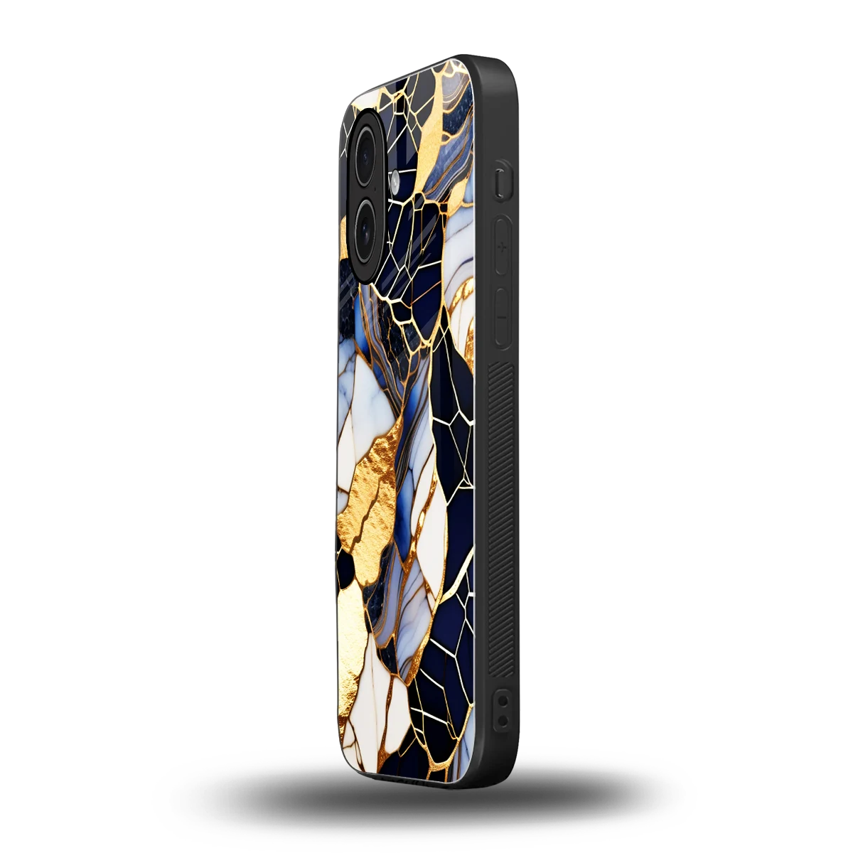 Sapphire Glow iphone 17 mobile cover | shockproof glass phone case
