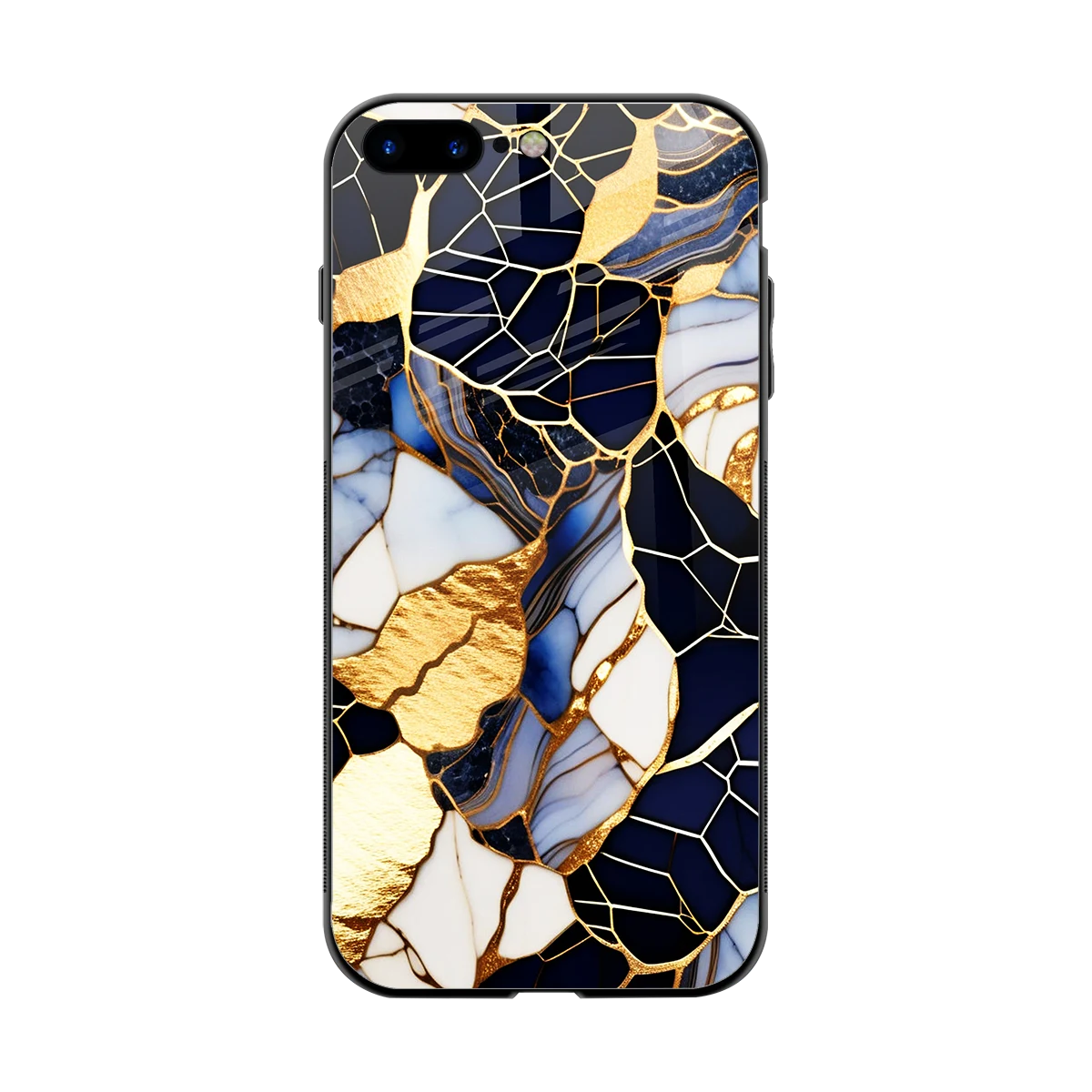 Sapphire Glow back phone cover | glass case for iphone 8 plus