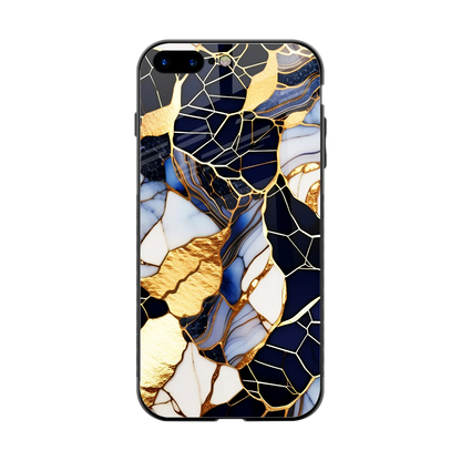 Sapphire Glow back phone cover | glass case for iphone 8 plus