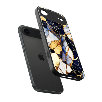 Sapphire Glow sleek iphone air cover with tempered glass back and TPU edges